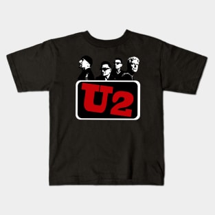 u2 members logo Kids T-Shirt